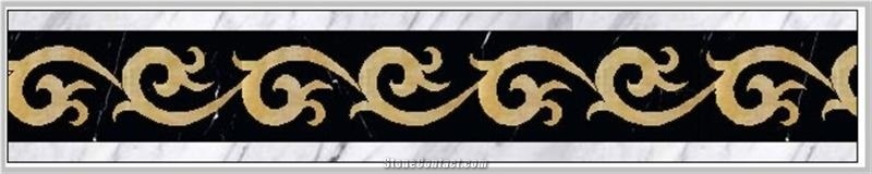 Water Jet Border Marble