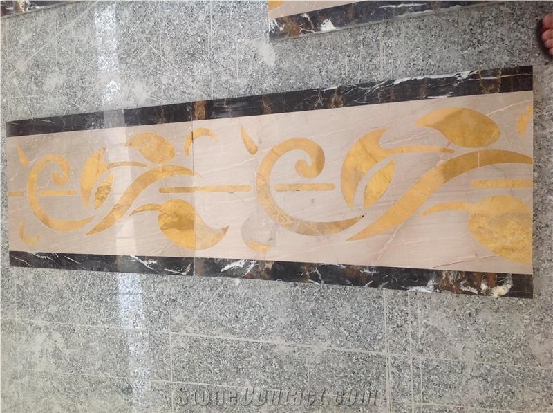 Water Jet Border Marble