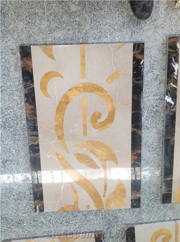 Water Jet Border Marble