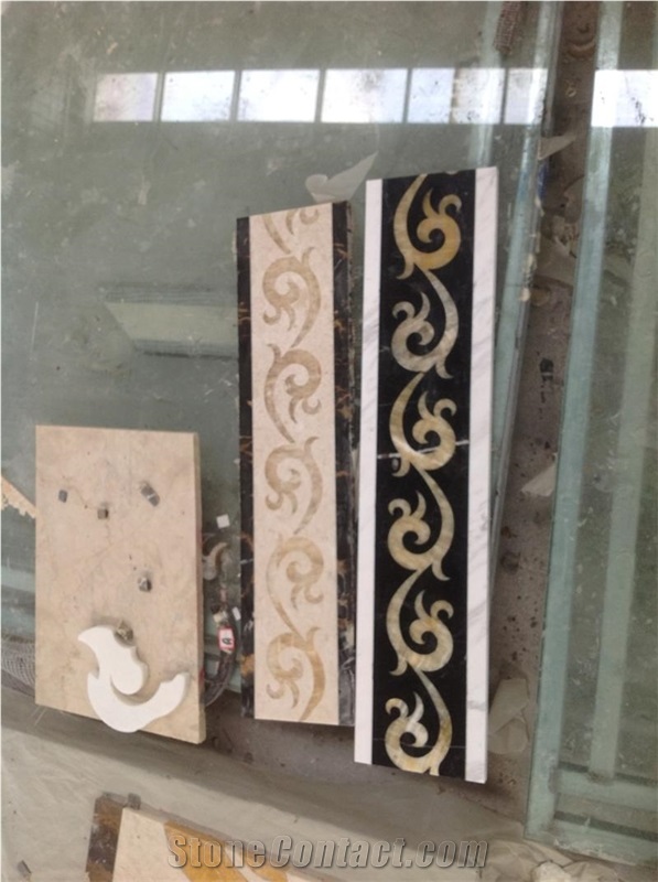 Water Jet Border Marble