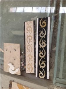 Water Jet Border Marble