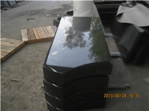 Israel Type Shanxi Black Granite Tombstone Polished with Good Price,Shanxi Black Granite Monument