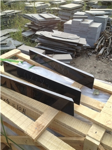 Shanxi Black Granite 45 Degree Cutting Tombstone Shanxi Black Israel, Shanxi Black Granite Monument & Tombstone