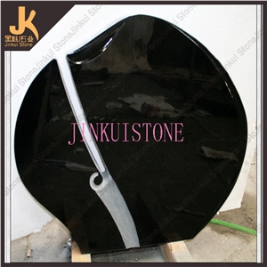 Upright Gravestone, Black Granite Gravestone