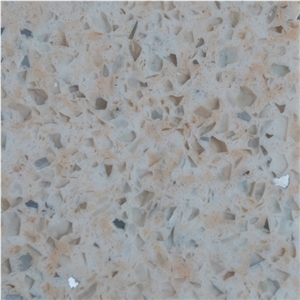 Engineered Quartz Stone-Double Color,Yellow Quartz