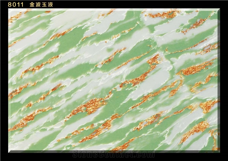Engineered Quartz Stone-Green Onyx 8011