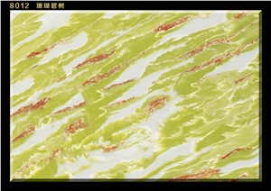 Engineered Quartz Stone-Light Green Onyx 8012
