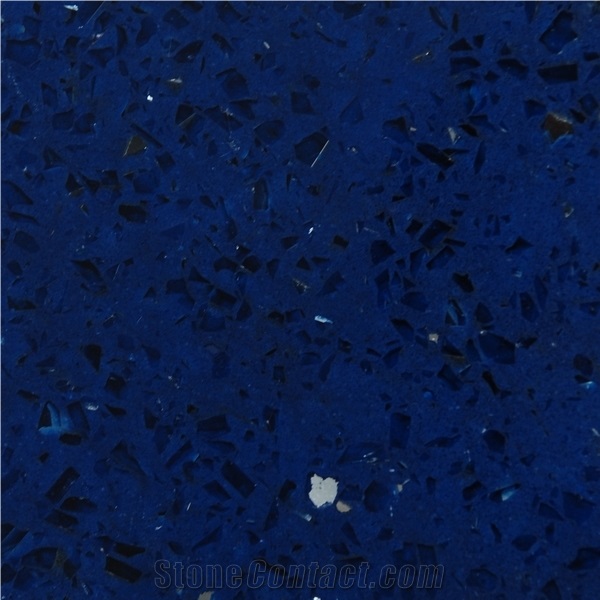 Engineered Quartz Stone-Simple Color, Blue Sky