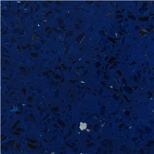 Engineered Quartz Stone-Simple Color, Blue Sky