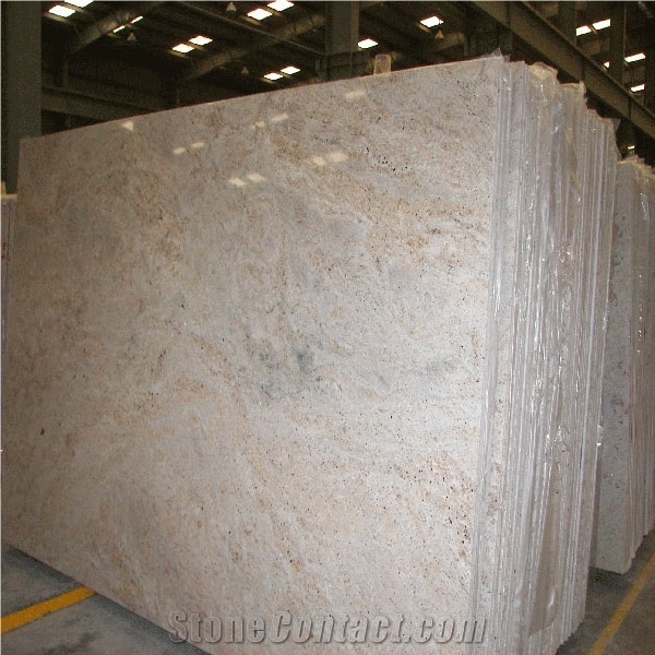 Kashmir Cream Granite Slab, India Beige Granite