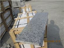 Chinese Cheap New Grigio Sardo Light Grey White G640 Granite with Grey and White Flowers, Polished Stairs Treads Risers Steps Threshold, Natural Building Stone with Round/Bullnose Edge Profile, Indoor