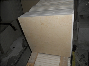 Spain Cream Marfil Marble Slabs, Polishing Beige Flooring Tiles, Cut to Sizes Marble Pattern