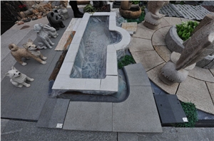 Grass Beige Quartzite Swimming Pool Border