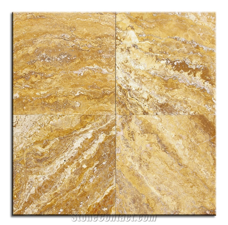 Byzantine Gold Travertine Tiles