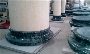 Slevia Beige Column, Good String Beige Marble Column Slevia Beige Column, Good String Beige Marble Column