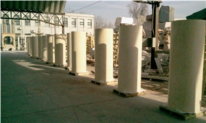 Slevia Beige Column, Good String Beige Marble Column