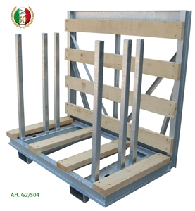 Container Trolley for Handling Trasporting Slabs