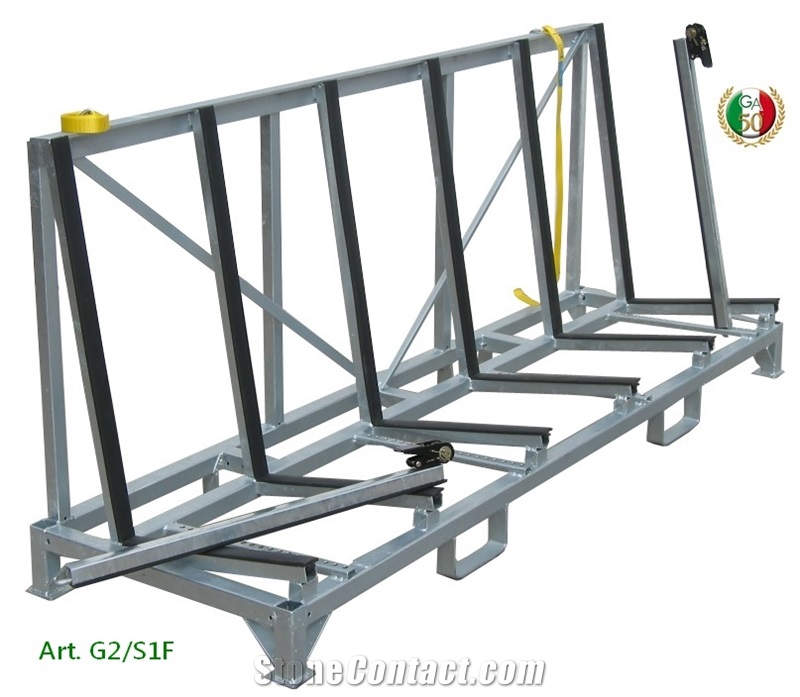 Container Trolley for Handling Trasporting Slabs
