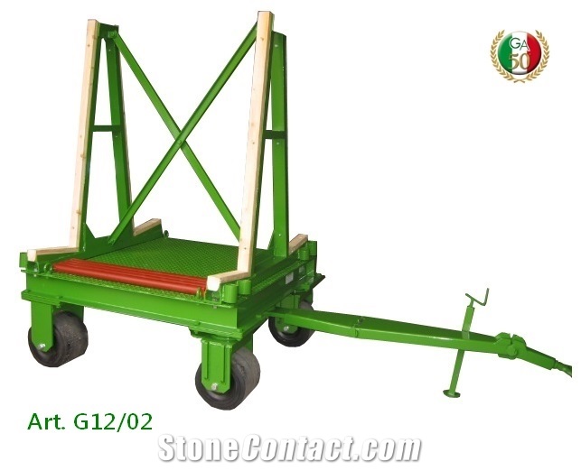 Container Trolley for Handling Trasporting Slabs