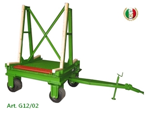 Container Trolley for Handling Trasporting Slabs