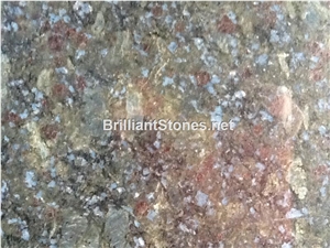 China Butterfly Blue Granite Slab 3cm