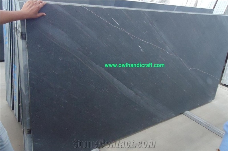 Ocean Black, Natural Black Slate Flooring Tiles, Black Flooring Slate, Jack Black Wall Tiles & Slabs