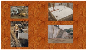 Rojo Aurora Marble Blocks