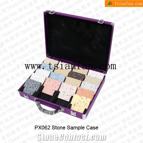 Ps062 Stone Sample Case,Marble Display Case, Stone Carry Case