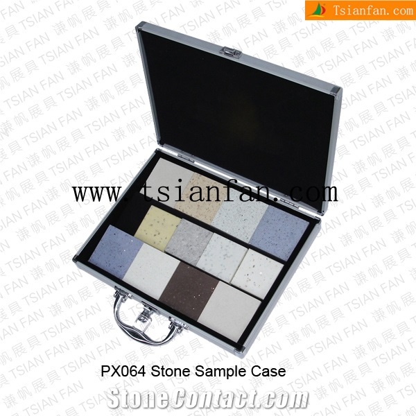 Ps064 Stone Sample Case,Marble Display Case, Stone Carry Case