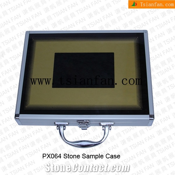 Ps064 Stone Sample Case,Marble Display Case, Stone Carry Case