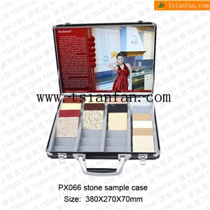 Ps066 Stone Sample Case,Marble Display Case, Stone Carry Case