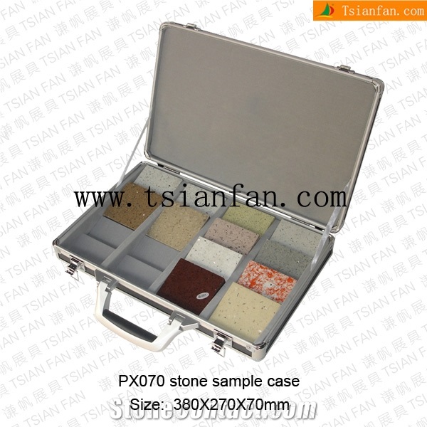 Ps070 Stone Sample Case,Marble Display Case, Stone Carry Case