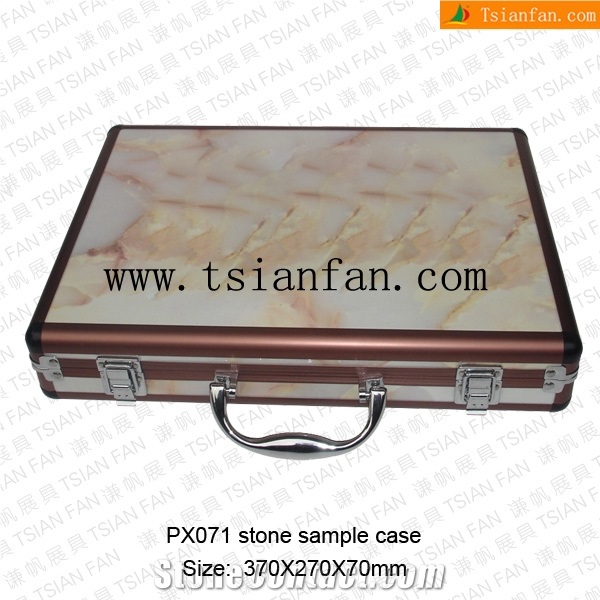 Ps071 Stone Sample Case,Marble Display Case, Stone Carry Case