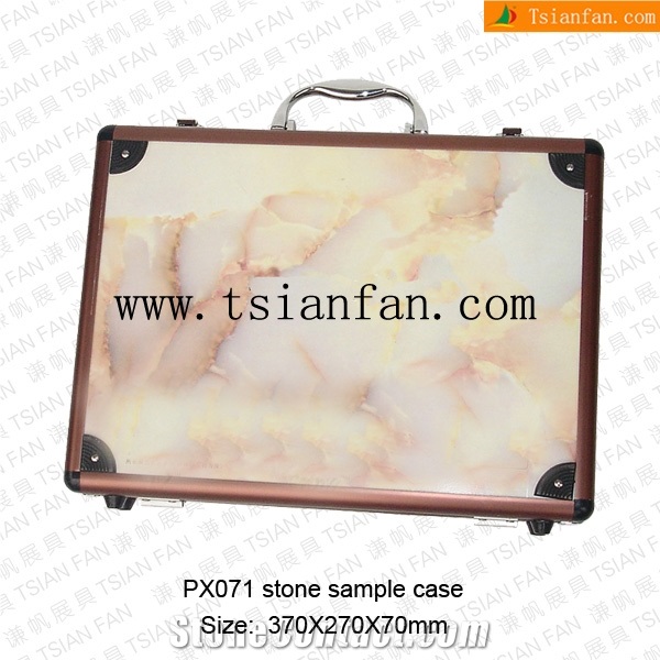Ps071 Stone Sample Case,Marble Display Case, Stone Carry Case