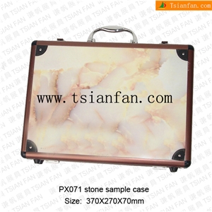 Ps071 Stone Sample Case,Marble Display Case, Stone Carry Case