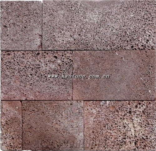 Kangya Lava Tiles, China Red Basalt Tiles & Slabs