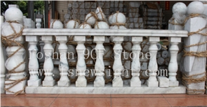 White Marble Balustrade