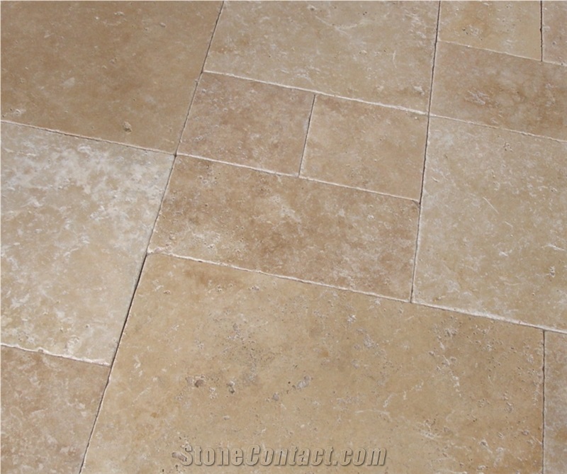 Classic Travertine Exterior Pattern, Super Sole Beige Travertine