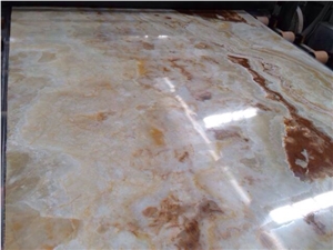 Golden Onyx Slabs & Tiles, Iran Golden Traonyx Slabs