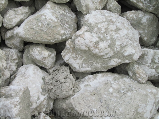 Potted Alabaster Block, Iran White Alabaster