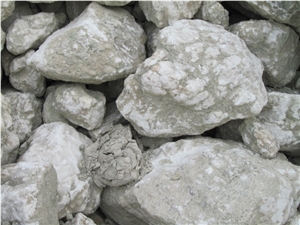Potted Alabaster Block, Iran White Alabaster