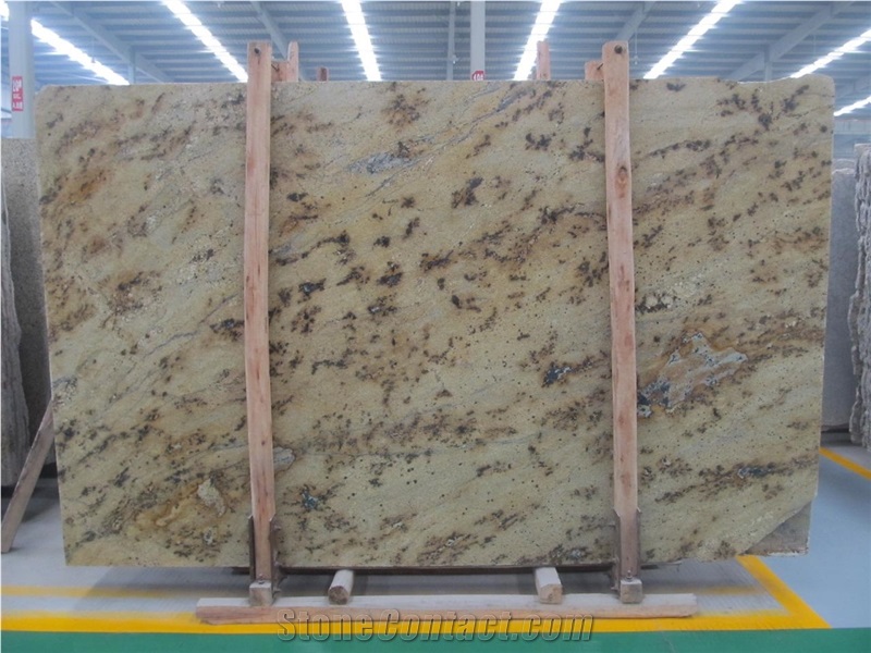 Lapidus Granite Slabs & Tiles, Brazil Yellow Granite