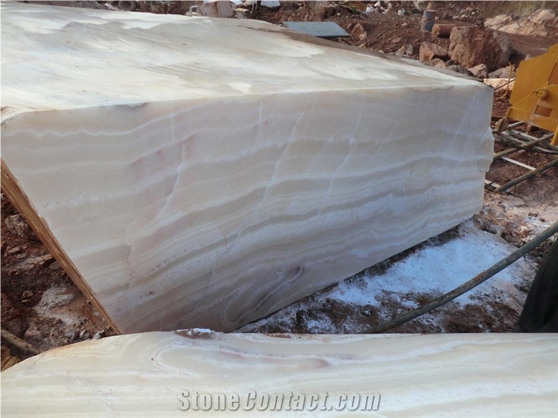 Onyx Block, Iran White Onyx Blocks