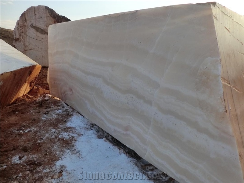 Onyx Block, Iran White Onyx Blocks