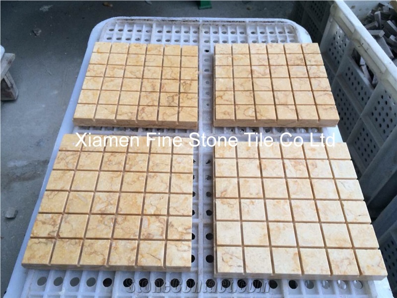 Giallo Atlantide Marble Mosaic Tile
