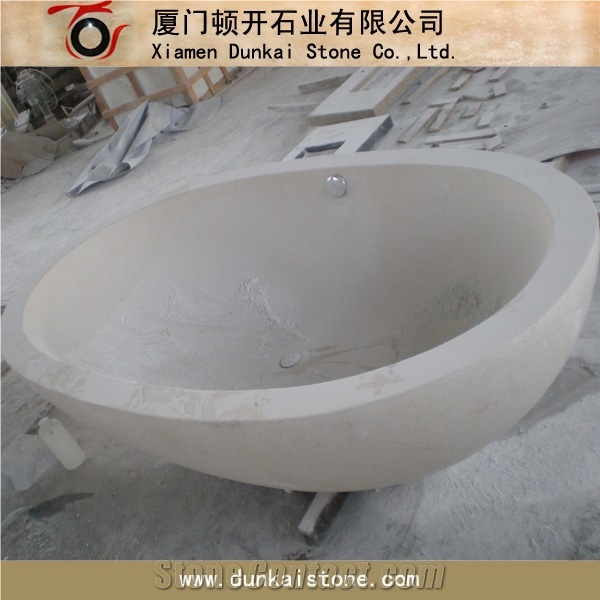 Beige Travertine Bathtubs