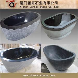 Natural Stone Bathtub, Black Granite Bathtubs