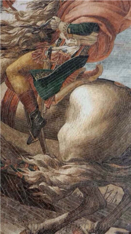 Napoleon Portrait, Stone Mosaic Art Work