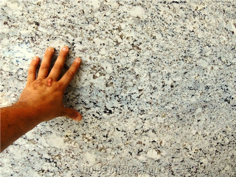 Andino White Granite Slabs, Brazil White Granite