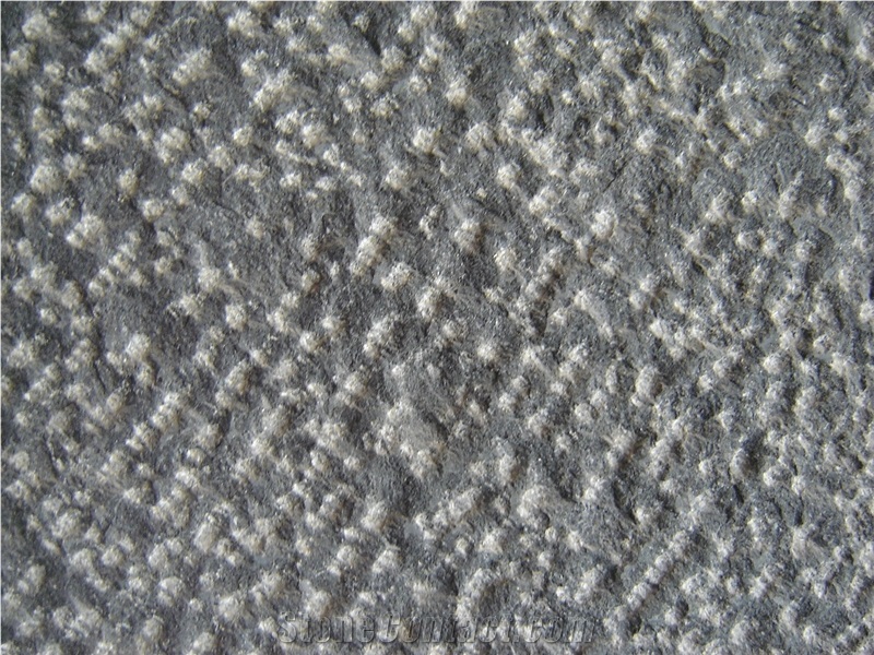 Bush Hammered G684 Slabs & Tiles, G684,Fuding Black,Black Basalt Slabs & Tiles